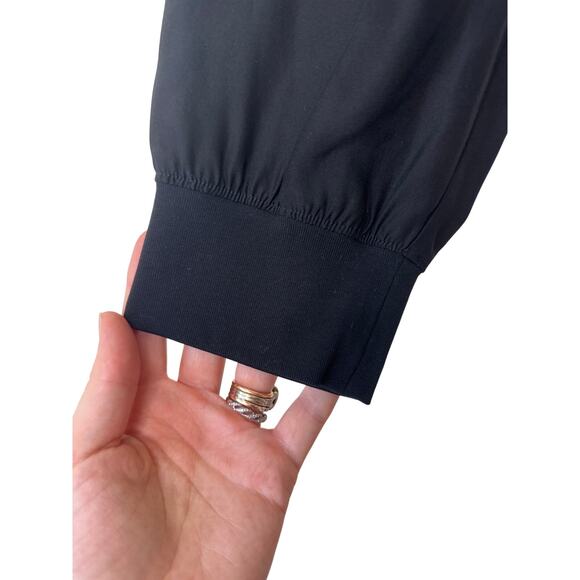 ATM Anthony Thomas Melillo Black 100% Silk Jogger Pants Medium - Picture 9 of 10